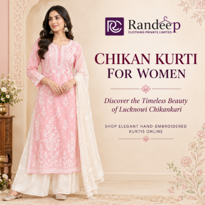 Chikan Kurti for Women
